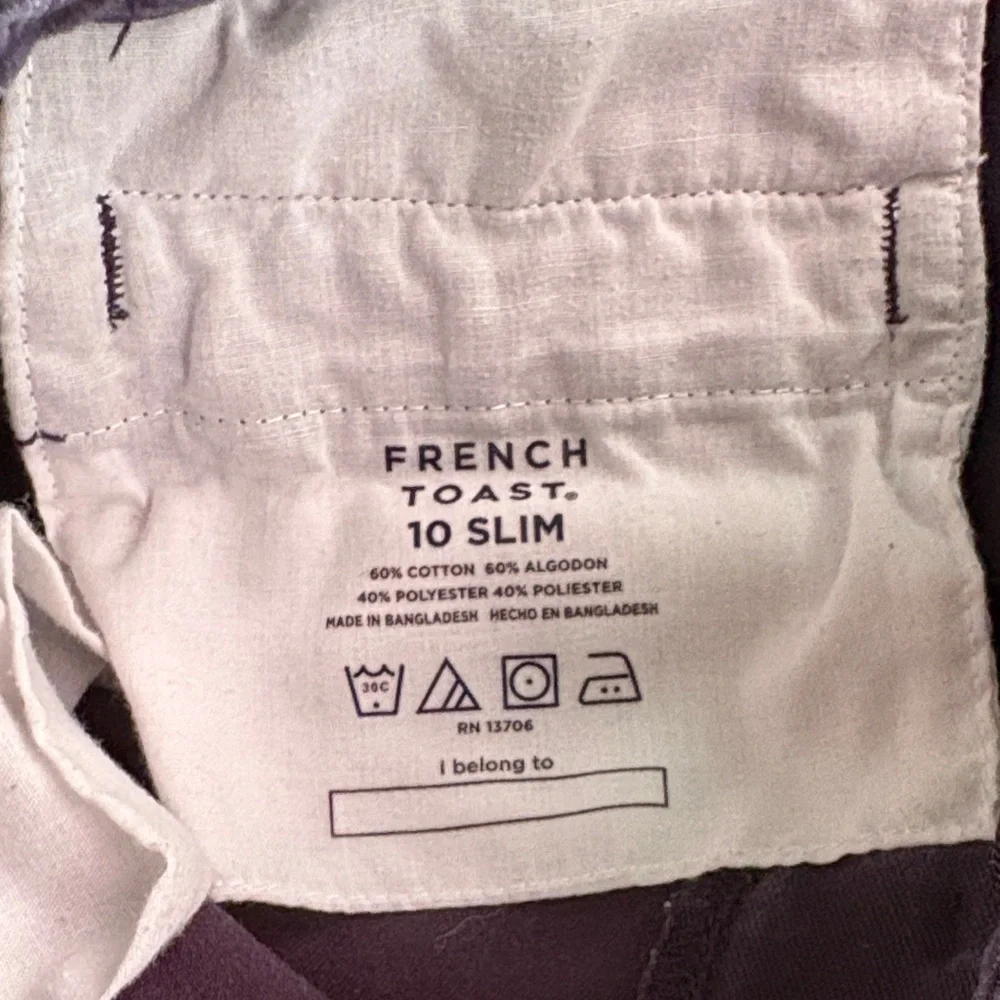Boys navy French Toast pants